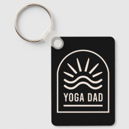 Yoga Papa Vater Vintag schwarz Schlüsselanhänger