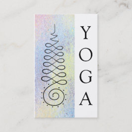 *~* Yoga-PastellErleuchtung-Weg-heilige Geometrie Visitenkarte