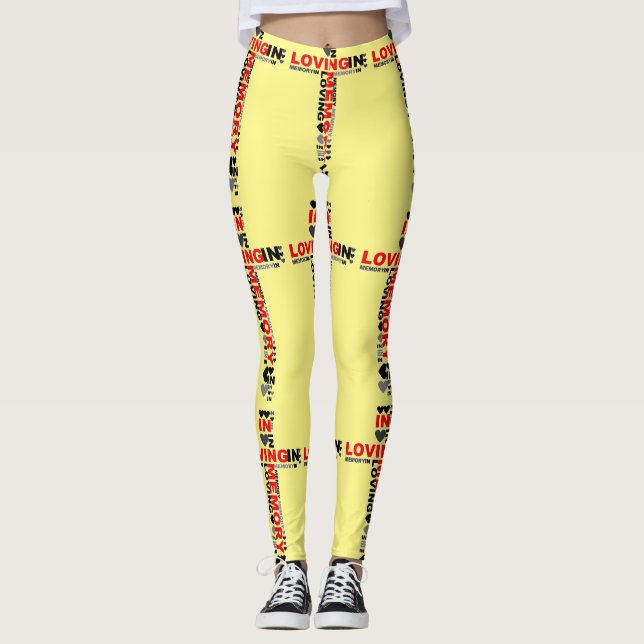 Yoga pflanzt Leggings Stretchpflanzen im liebenden (Vorderseite)