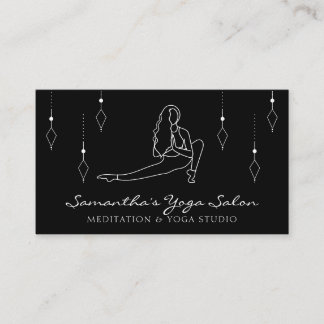 Yoga Pilates Fitness Gym Visitenkarte