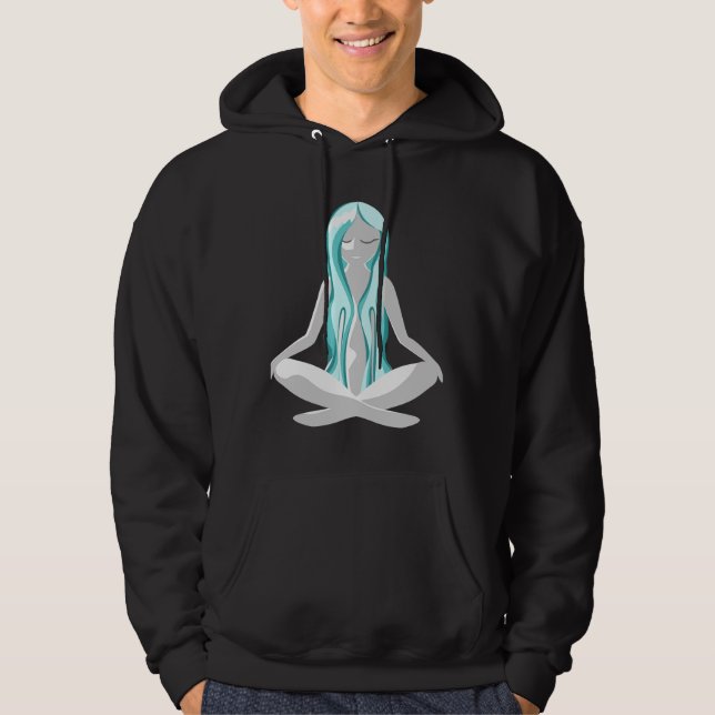 Yoga-Pose 61 Hoodie (Vorderseite)