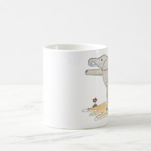 Yoga-Pose des Elefant-Tänzers Kaffeetasse
