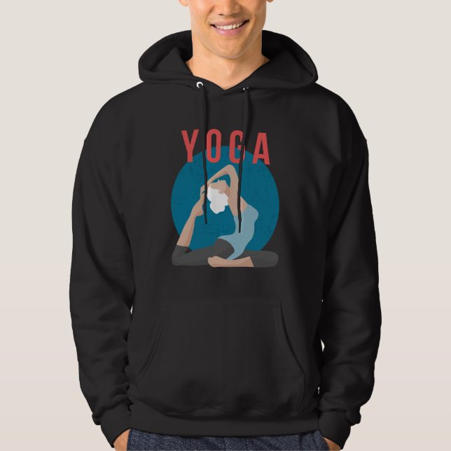 Yoga-Pose Hoodie (Vorderseite)