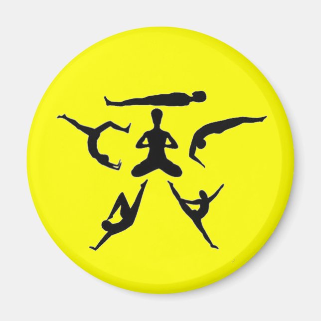 Yoga Pose Magnet (Vorne)