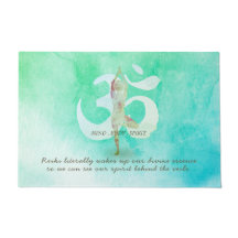 Yoga Pose Om Symbol Willkommen