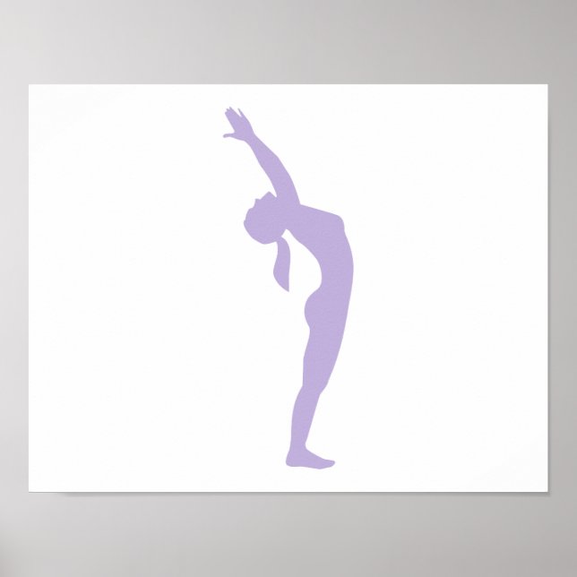 Yoga-Pose Poster (Vorne)