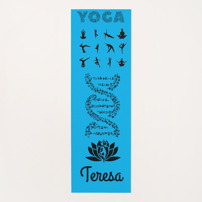 Yoga Pose Yoga Mat Yogamatte (Vorderseite)