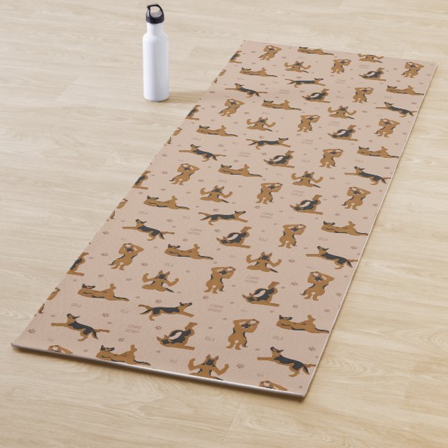 Yoga-Pose Yogamatte (Beispiel)
