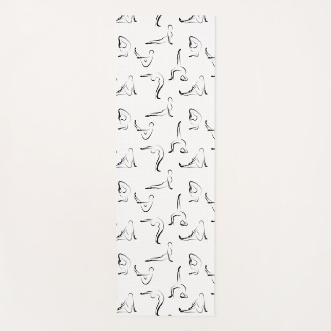 Yoga-Posemuster Yogamatte (Vorderseite)