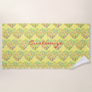 Yoga-Posen Herz Thunder_Cove Strandtuch