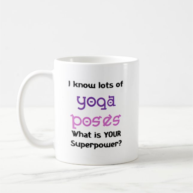 Yoga-Posen Kaffeetasse (Links)