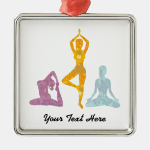 Yoga-Posen (kundengerecht) Ornament Aus Metall