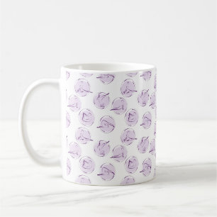 Yoga-Posen-Muster Kaffeetasse