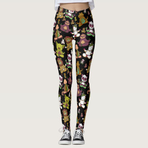 Yoga-Posen-Muster   Nahtloses Yoga-Muster 57 Leggings