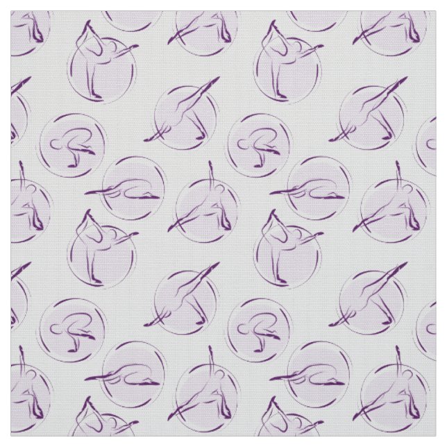 Yoga-Posen-Muster Stoff (Muster)