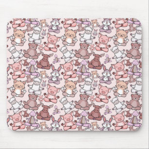 Yoga-Posen-Muster   Yoga-Nahtlose Muster 48 Mousepad