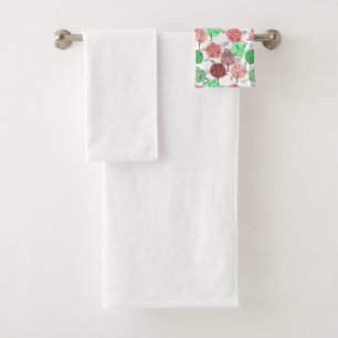Yoga-Posen-Muster Yoga-nahtloses Muster 30 Badhandtuch Set