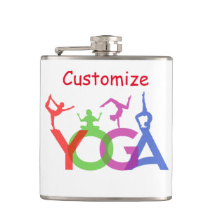 Yoga Posen Silhouetten Thunder_Cove Flachmann