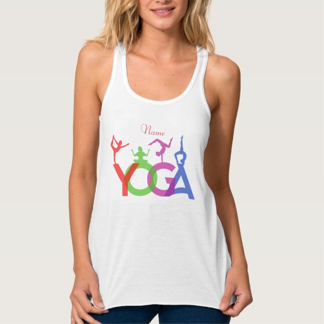 Yoga Posen Silhouetten Thunder_Cove Tank Top (Vorderseite)