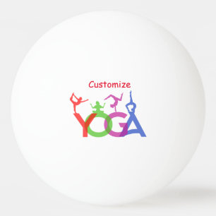 Yoga Posen Silhouetten Thunder_Cove Tischtennisball