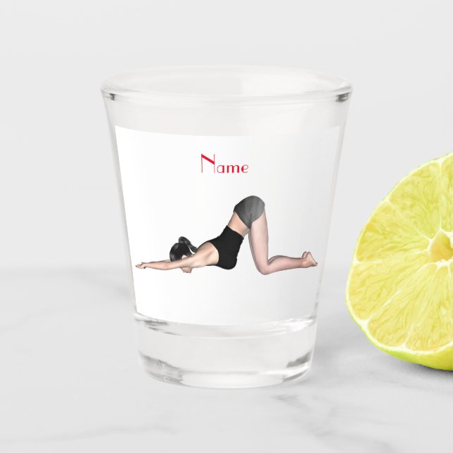 Yoga Posen Thunder_Cove Schnapsglas (Vorderseite)