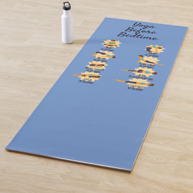 Yoga-Posen vor dem Weck Yogamatte (Beispiel)