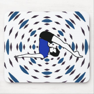 Yoga-Posen - Yoga-Mauspads Mousepad