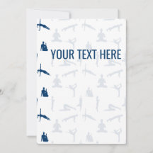 Yoga Poses Asanas Faire-part