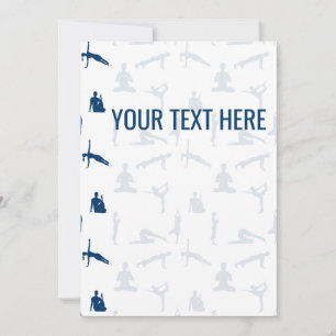 Yoga Poses Asanas Faire-part