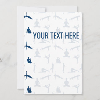 Yoga Poses Asanas Faire-part