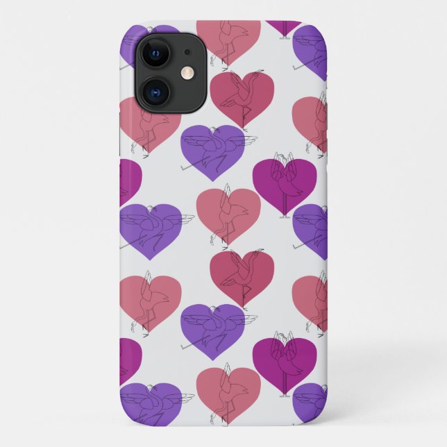 Yoga-Poses Yoga seamless pattern 1 Case-Mate iPhone Hülle (Rückseite)