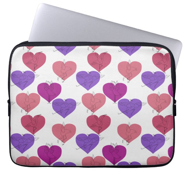 Yoga-Poses Yoga seamless pattern 1 Laptopschutzhülle (Vorderseite)