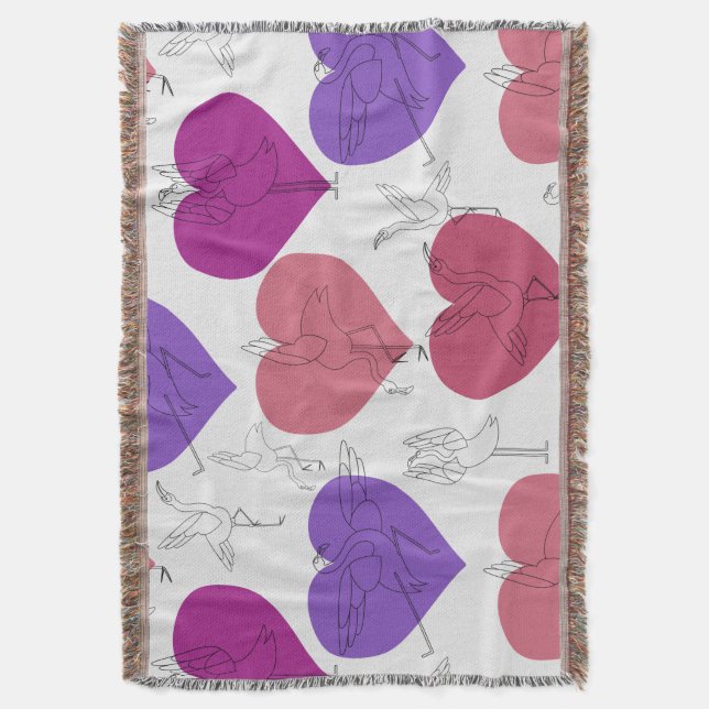 Yoga-Poses Yoga seamless pattern 2 Decke (Vorderseite Vertikal)
