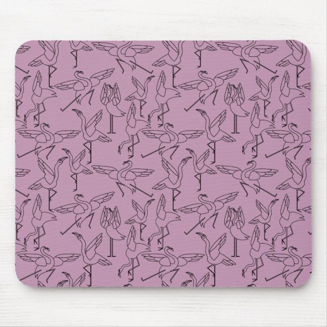 Yoga-Poses Yoga seamless pattern 36 Mousepad (Vorne)