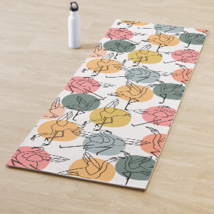 Yoga-Poses Yoga seamless pattern 37 Yogamatte