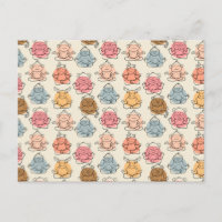 Yoga-Poses Yoga seamless pattern 42