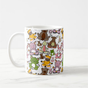 Yoga-Poses Yoga seamless pattern 58 Kaffeetasse