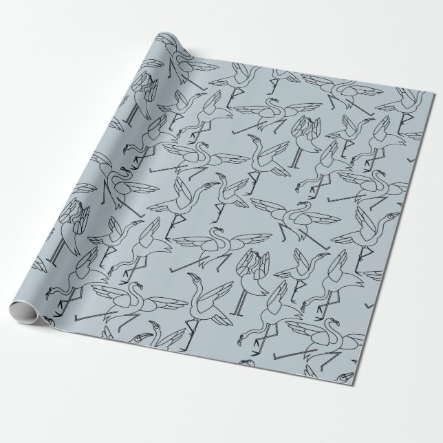 Yoga-Poses Yoga seamless pattern 5 Geschenkpapier (Ungerollt)