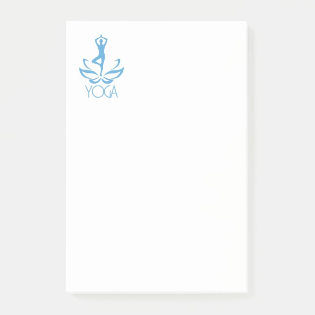 Yoga Post-it Klebezettel (Vorderseite)