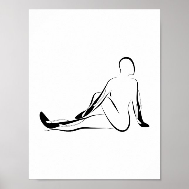 Yoga-Poster Poster (Vorne)