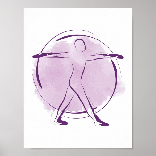 Yoga-Poster Poster (Vorne)