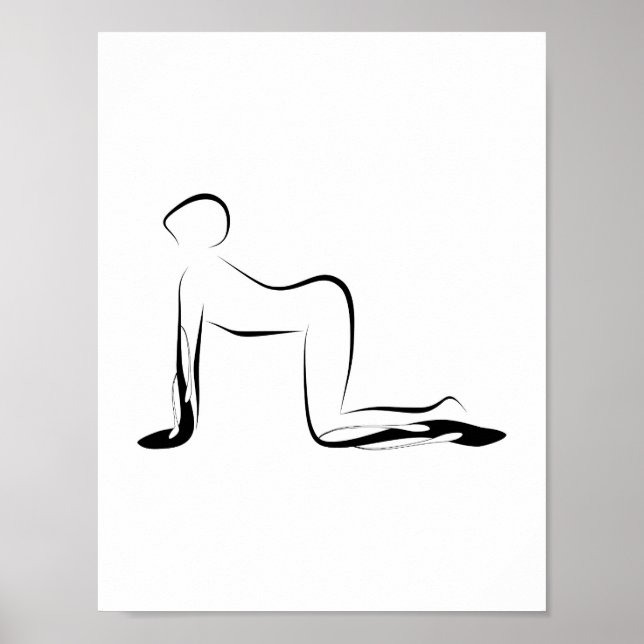 Yoga-Poster Poster (Vorne)