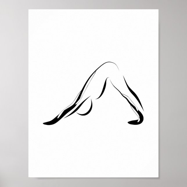 Yoga-Poster Poster (Vorne)