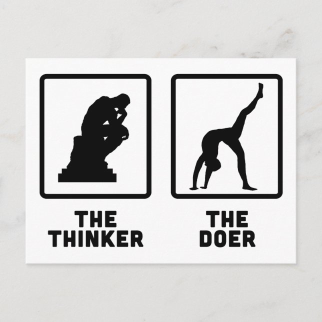 Yoga Postkarte (Vorderseite)