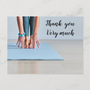 Yoga Postkarte