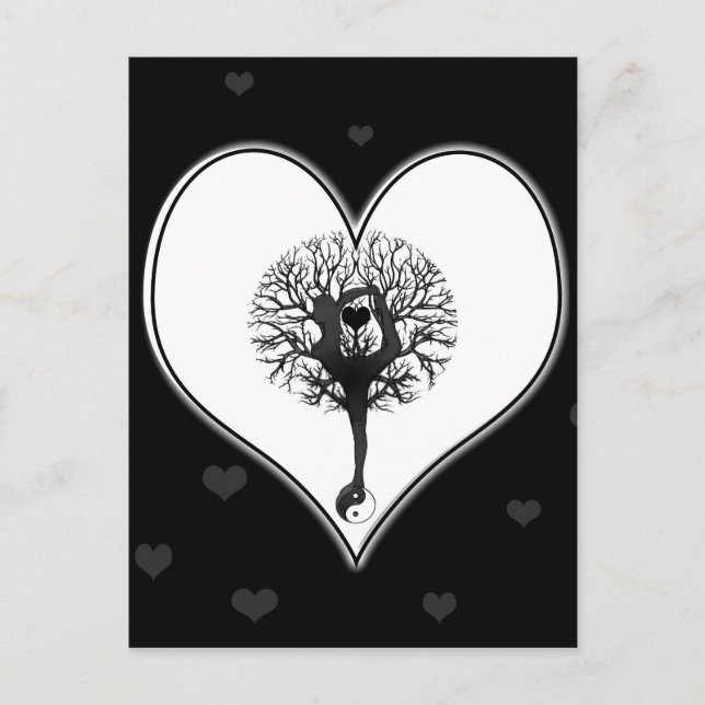 Yoga Postkarte (Vorderseite)