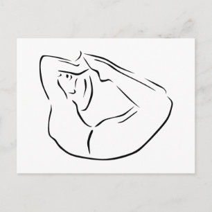 Yoga Postkarte