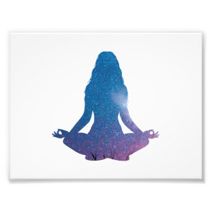Yoga praktizierende Frauen - Farbe wählen Fotodruck