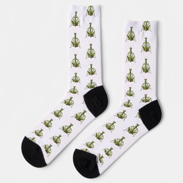 Yoga Praying Mantis Socks Socken (Linkes Detail)