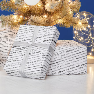 Yoga Puns und Funny Yoga Quotes Geschenkpapier